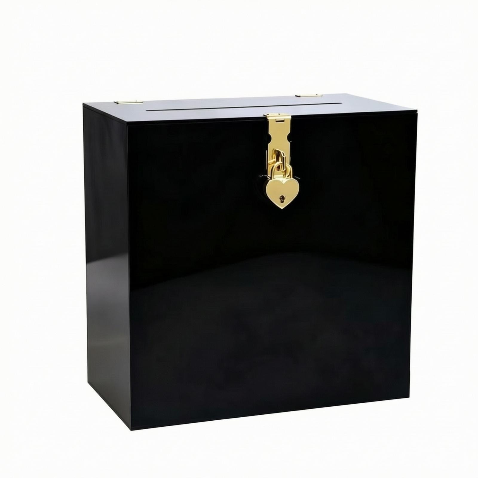 Wedding Card Box - Przezroczyste akrylowe pudełko do przechowywania kartek