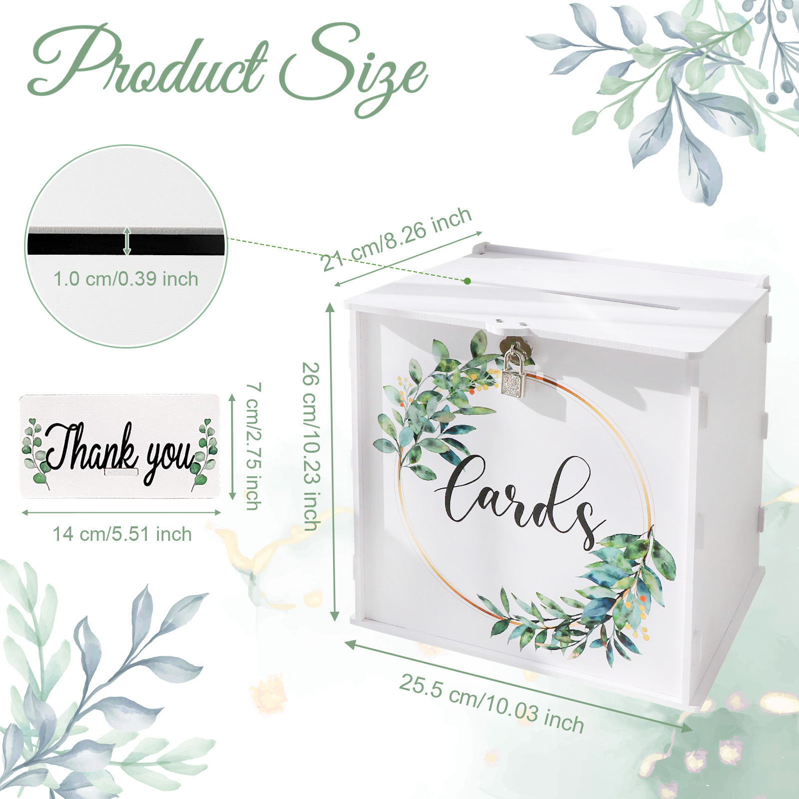 Pudełko na kartki weselne z za – Wedding Card Box recenzja i cena