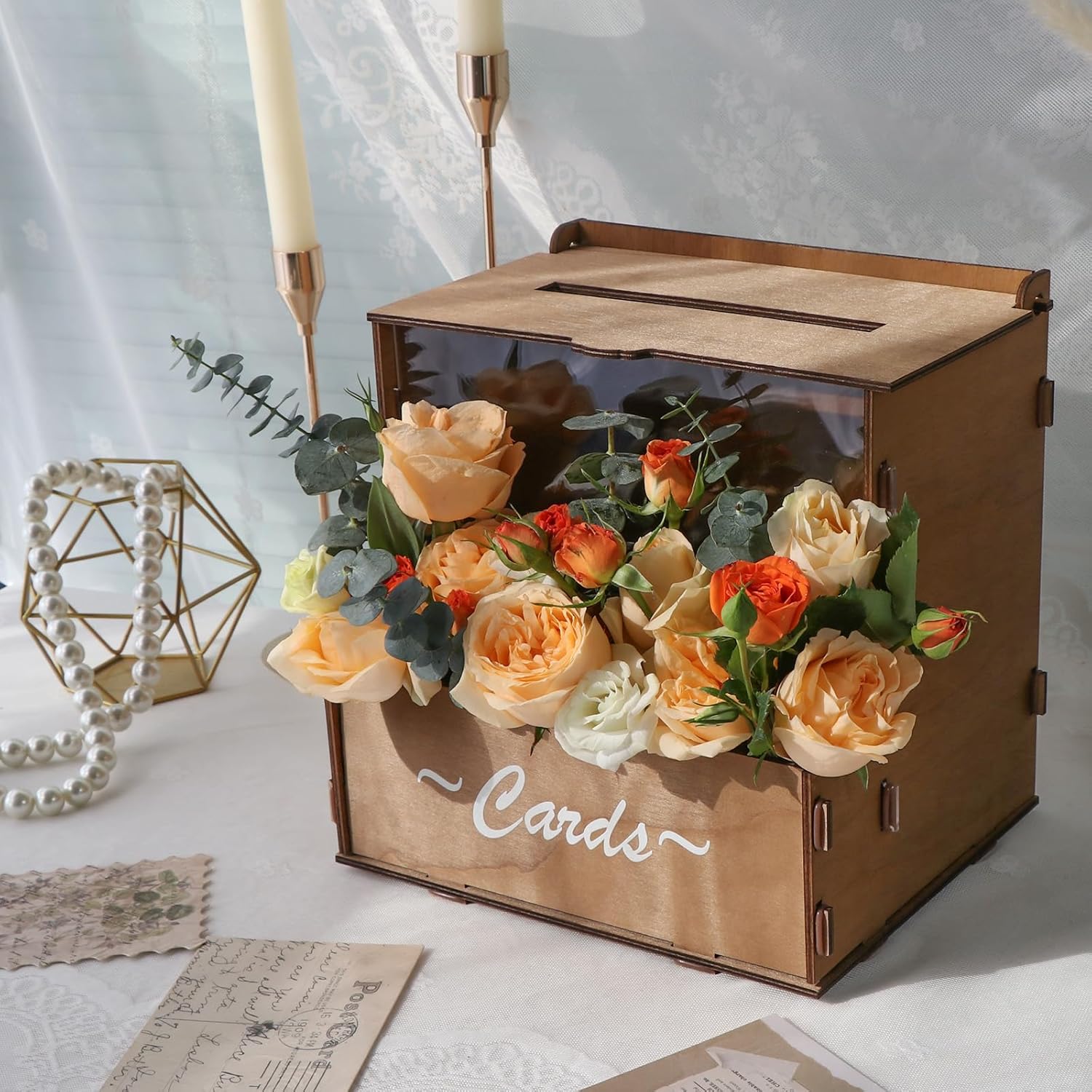 Drewniane pudełko na kartki śl – Wedding Card Box recenzja i cena